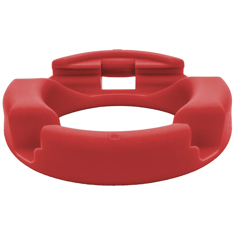 GoDonut vermelho, mostrando a base larga e baixa